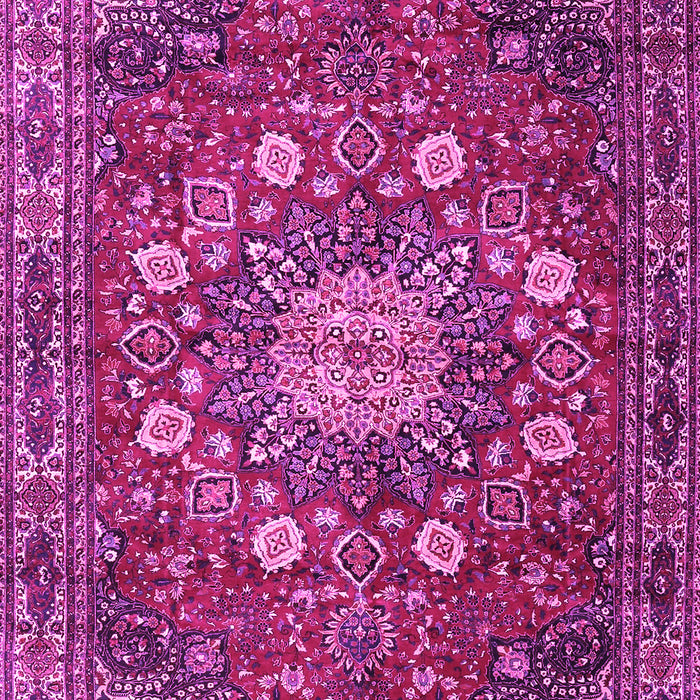 Medallion Pink Traditional Rug, tr4083pnk