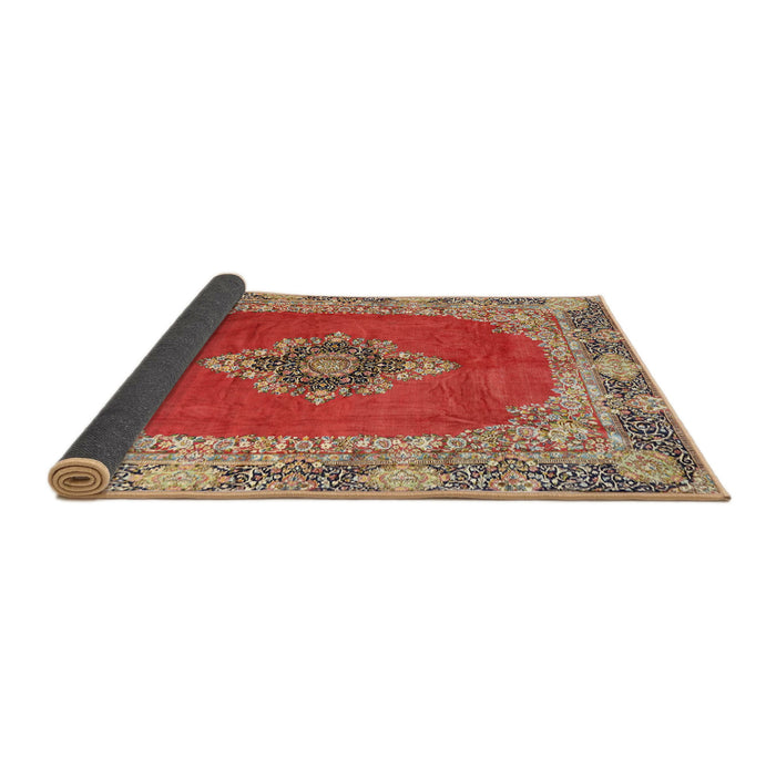 Sideview of Traditional Red Medallion Rug, tr4084