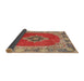 Sideview of Traditional Red Medallion Rug, tr4084