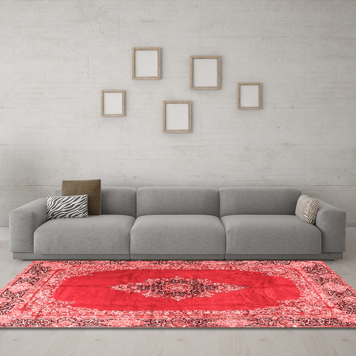 Traditional Red Washable Rugs
