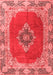 Medallion Red Traditional Area Rugs