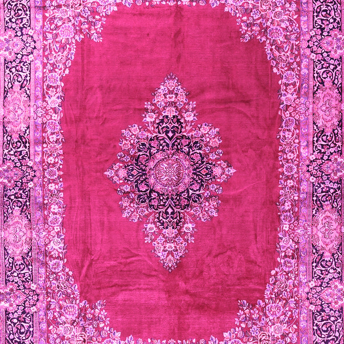 Medallion Pink Traditional Rug, tr4084pnk