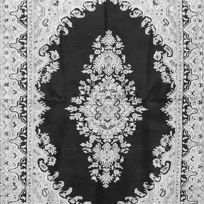 Medallion Gray Traditional Rug, tr4085gry