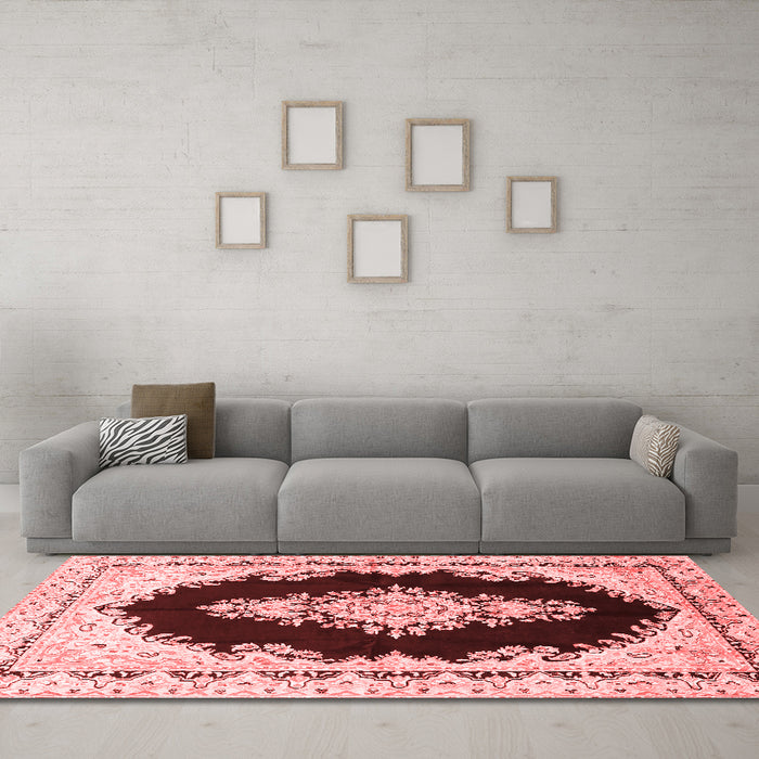 Traditional Red Washable Rugs