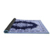 Sideview of Medallion Blue Traditional Rug, tr4085blu