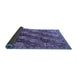 Sideview of Persian Blue Traditional Rug, tr4086blu