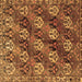 Square Persian Brown Traditional Rug, tr4086brn