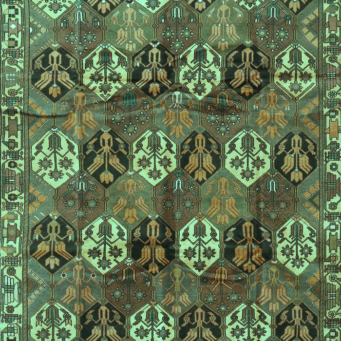 Persian Turquoise Traditional Rug, tr4086turq