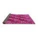 Sideview of Persian Pink Traditional Rug, tr4086pnk