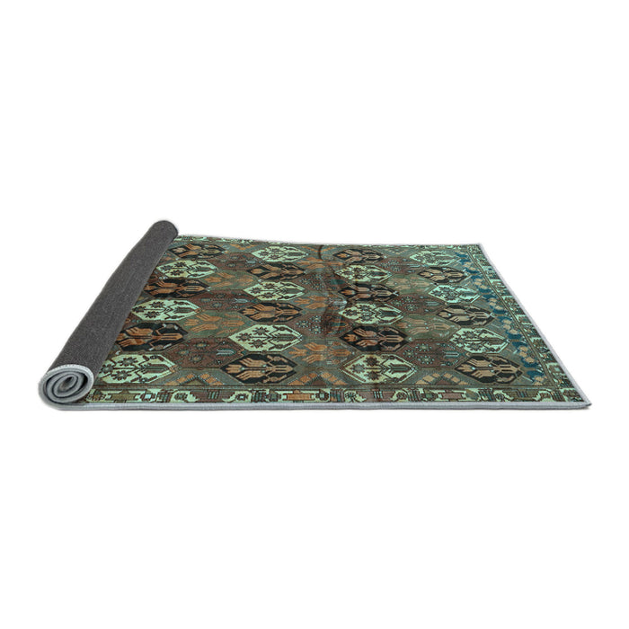 Sideview of Persian Light Blue Traditional Rug, tr4086lblu
