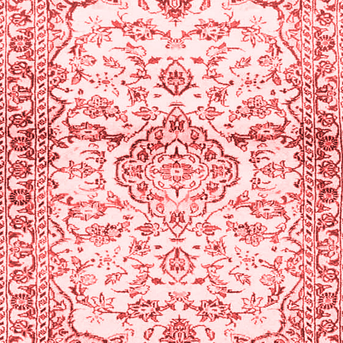 Machine Washable Persian Red Traditional Rug, wshtr4087red