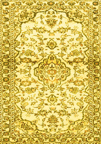 Persian Yellow Traditional Rug, tr4087yw