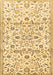 Machine Washable Persian Brown Traditional Rug, wshtr4088brn