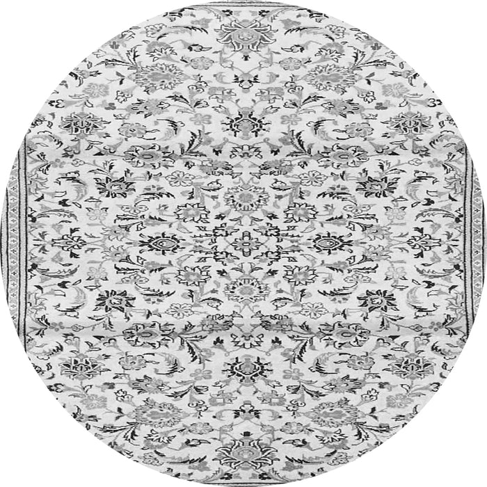 Square Persian Gray Traditional Rug, tr4088gry