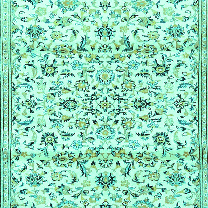 Persian Turquoise Traditional Rug, tr4088turq