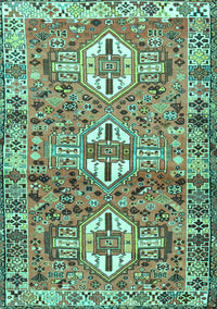 Persian Turquoise Traditional Rug, tr4089turq