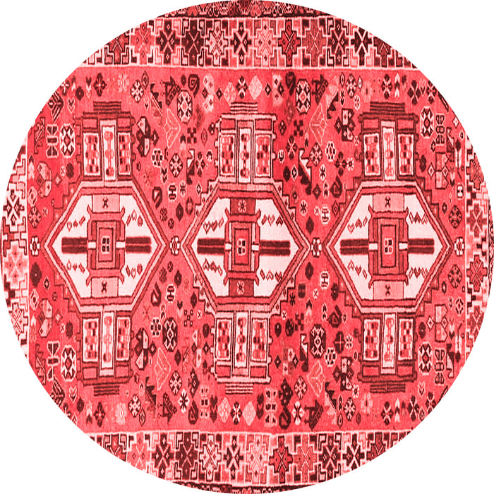 Machine Washable Persian Red Traditional Rug, wshtr4089red