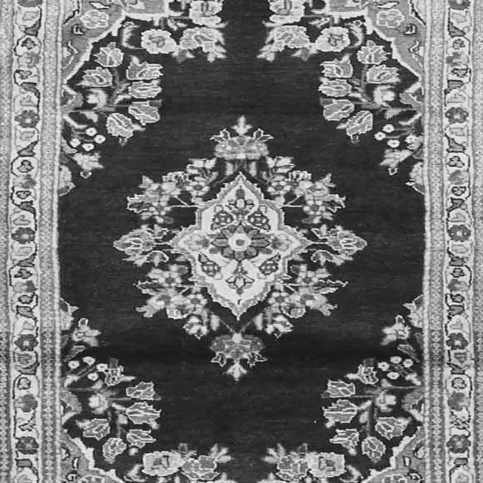 Medallion Gray Traditional Rug, tr4090gry