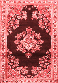 Medallion Red Traditional Rug, tr4090red