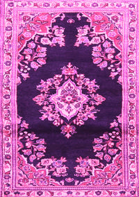 Medallion Pink Traditional Rug, tr4090pnk