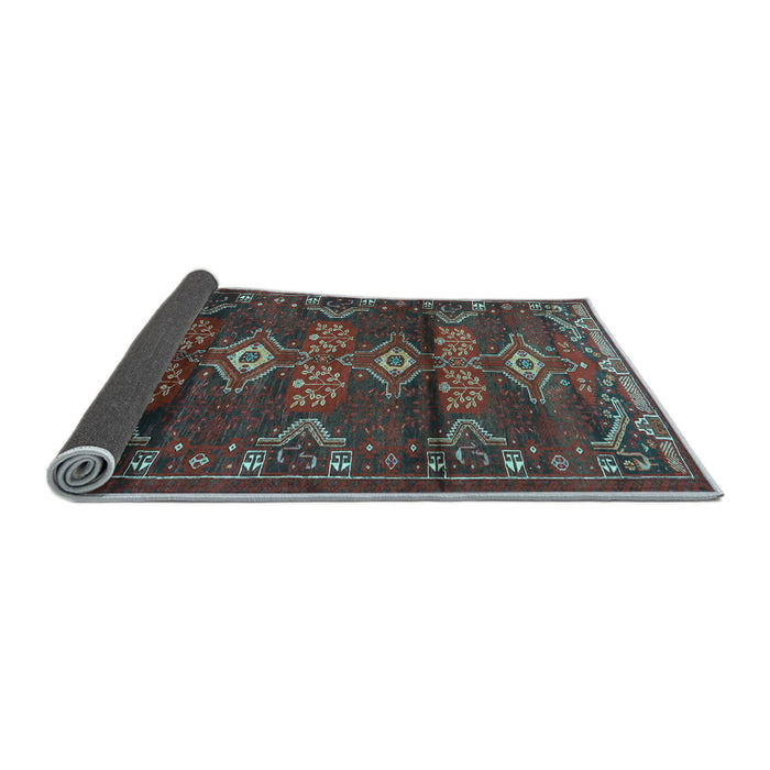 Sideview of Persian Light Blue Traditional Rug, tr4091lblu
