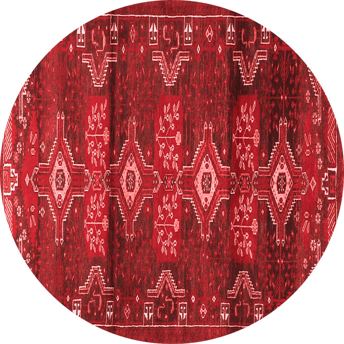Machine Washable Persian Red Traditional Rug, wshtr4091red