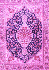 Medallion Purple Traditional Rug, tr4092pur