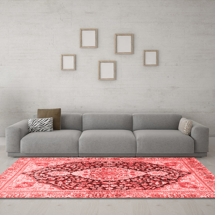 Traditional Red Washable Rugs