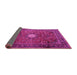 Sideview of Persian Pink Traditional Rug, tr4093pnk
