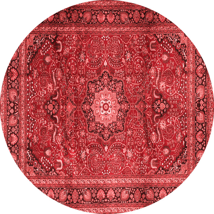 Machine Washable Persian Red Traditional Rug, wshtr4093red