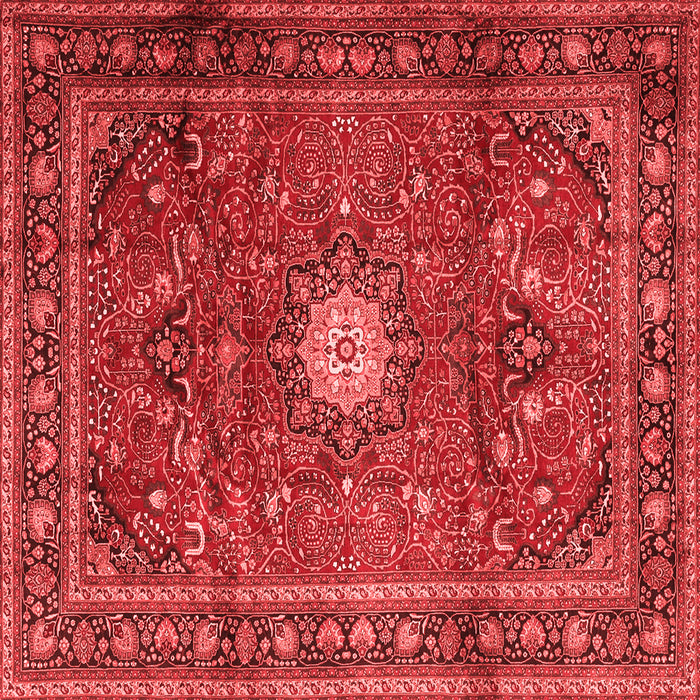 Machine Washable Persian Red Traditional Rug, wshtr4093red
