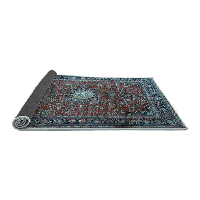 Sideview of Persian Light Blue Traditional Rug, tr4093lblu