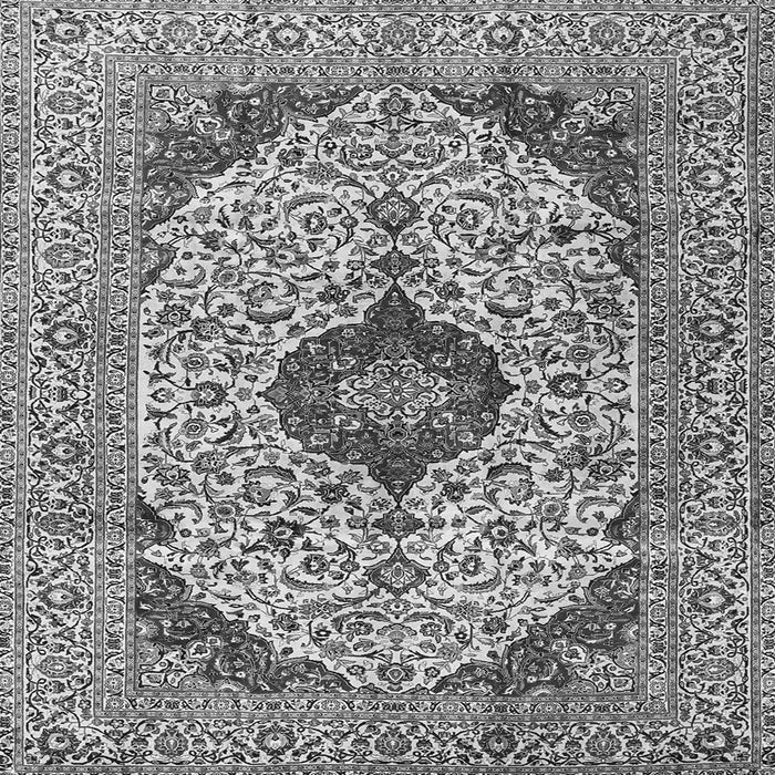 Serging Thickness of Persian Gray Traditional Rug, tr4094gry