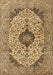 Machine Washable Persian Brown Traditional Rug, wshtr4094brn