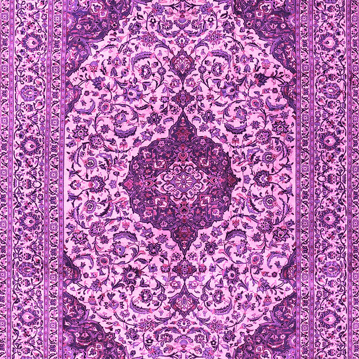Machine Washable Persian Pink Traditional Rug, wshtr4094pnk