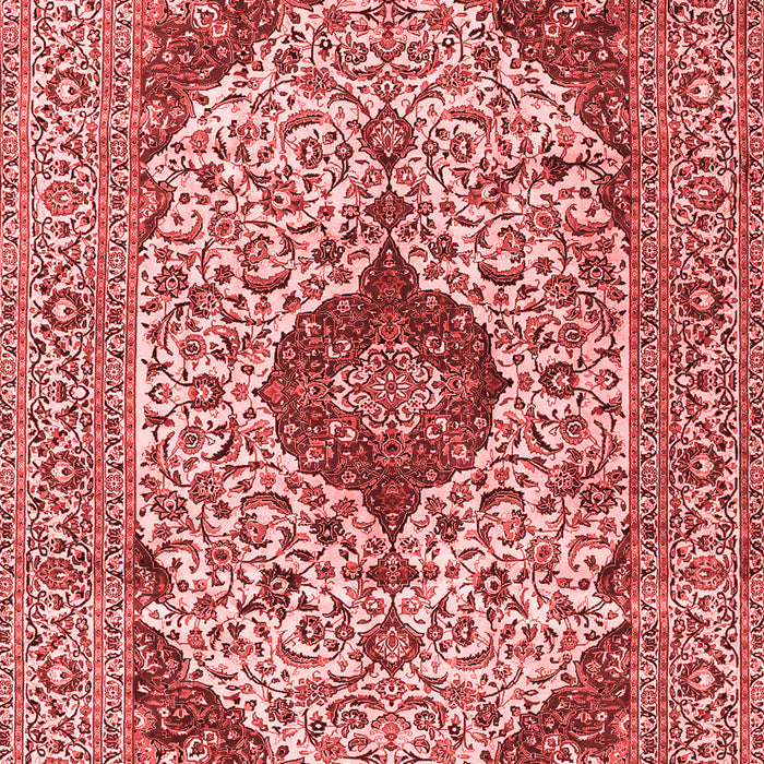 Machine Washable Persian Red Traditional Rug, wshtr4094red