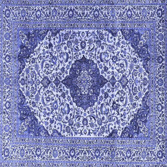 Square Persian Blue Traditional Rug, tr4094blu
