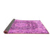 Sideview of Persian Pink Traditional Rug, tr4095pnk
