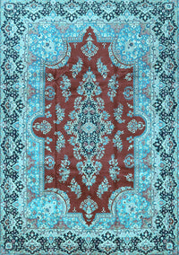 Persian Light Blue Traditional Rug, tr4096lblu