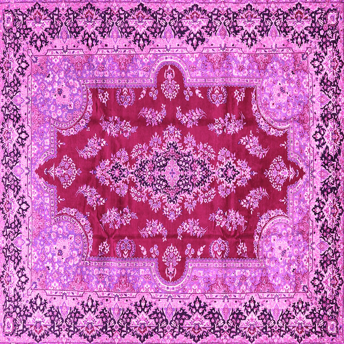 Square Persian Pink Traditional Rug, tr4096pnk