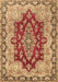 Machine Washable Persian Brown Traditional Rug, wshtr4096brn