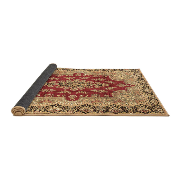 Sideview of Persian Brown Traditional Rug, tr4096brn
