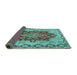 Sideview of Persian Turquoise Traditional Rug, tr4096turq