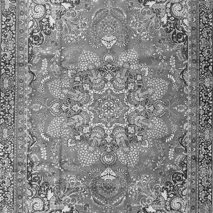 Medallion Gray Traditional Rug, tr4097gry