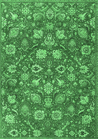 Persian Emerald Green Traditional Rug, tr4098emgrn