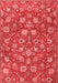 Persian Red Traditional Area Rugs