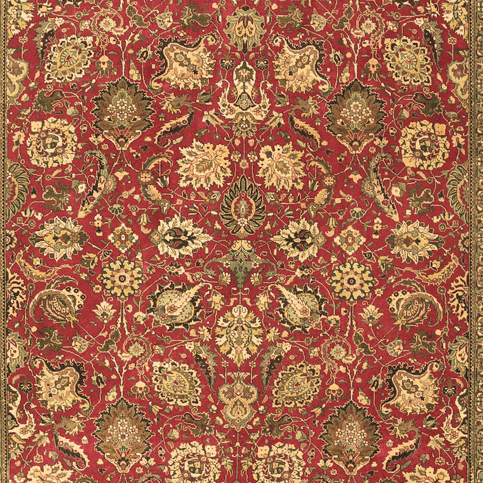 Machine Washable Persian Brown Traditional Rug, wshtr4098brn