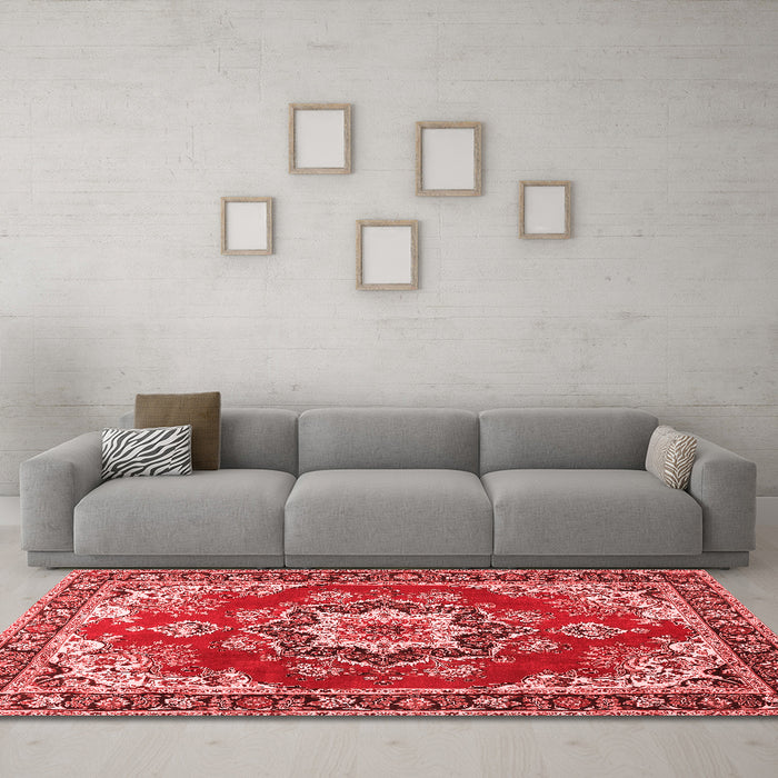 Traditional Red Washable Rugs