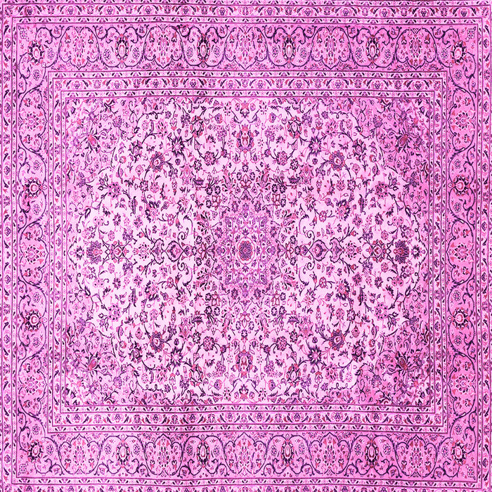 Square Persian Pink Traditional Rug, tr409pnk