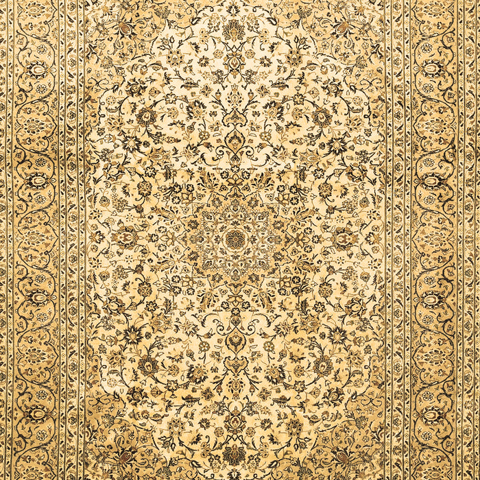 Machine Washable Persian Brown Traditional Rug, wshtr409brn